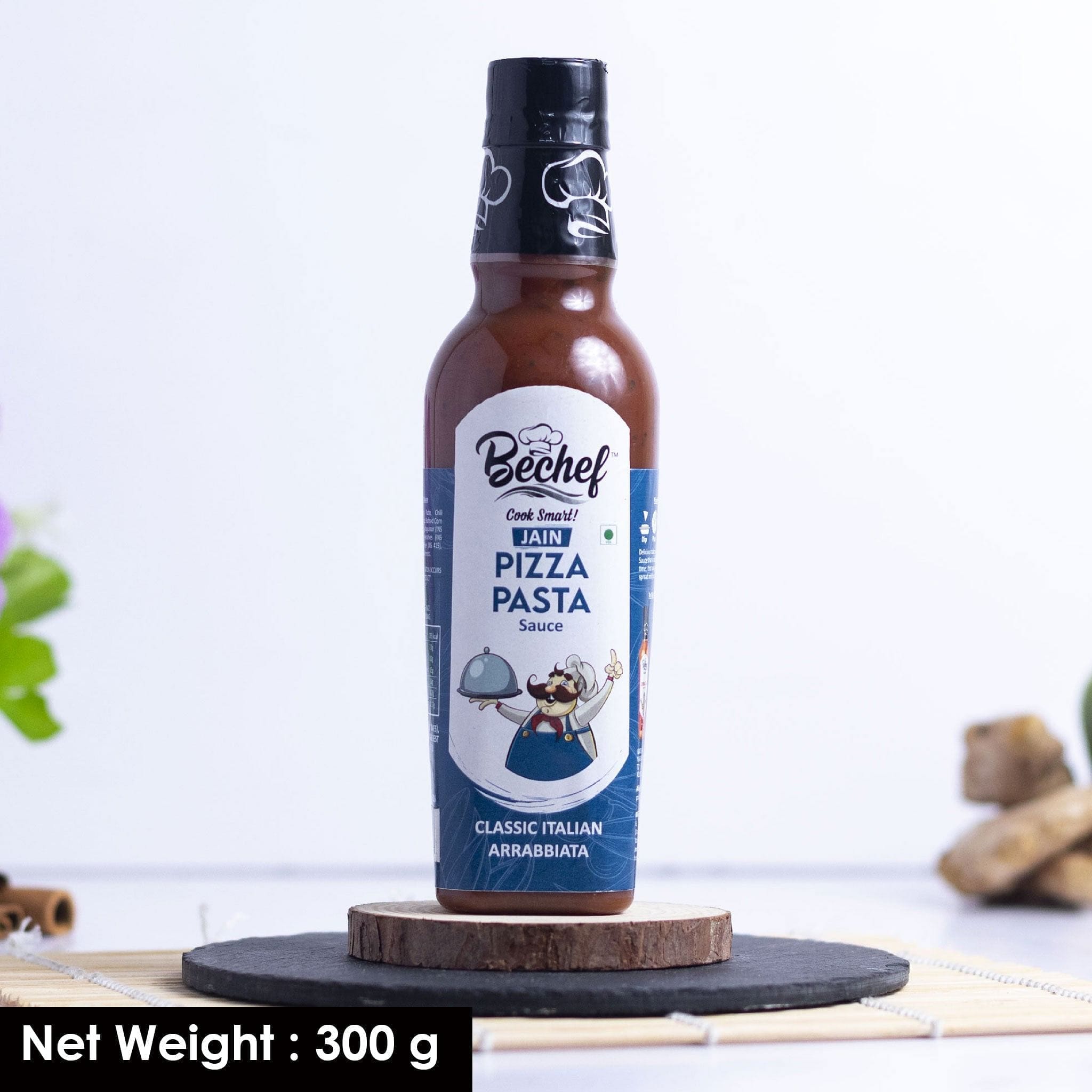 Bechef Jain Pizza Pasta Sauce | No Onion No Garlic - Bechef