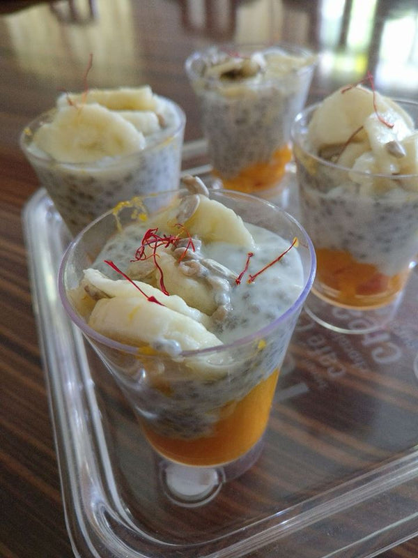 Allthatdips Recipes : Dessert time : Mango Chia Seed Vegan dessert