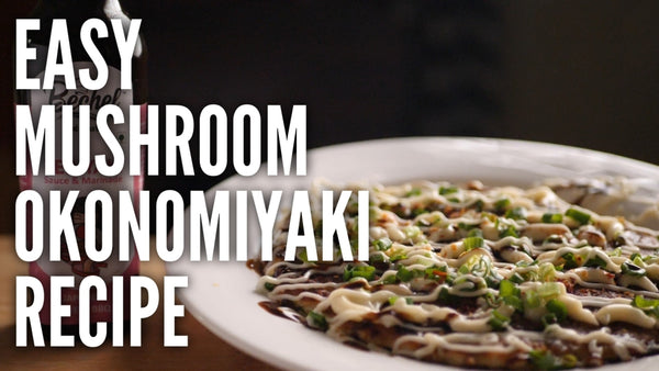 Mushroom Okonomiyaki| Making the super savory delicious dish okonomiyaki