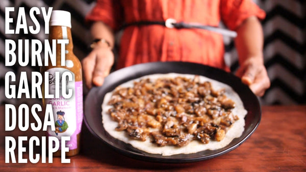 Easy and Quick Burnt Garlic Mushroom Dosa : Fun Twist on Dosa | बर्न्ट गार्लिक मशरुम डोसा