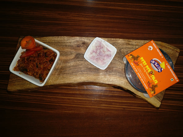 AllThatDips Recipe : 5 min Peri Peri Rice with Allthatdips Peri Peri Salsa