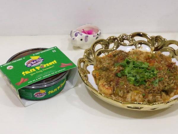 AllThatdips Recipe : New Orleans Creole Seafood Gumbo with Salsa Picante with Indian twist