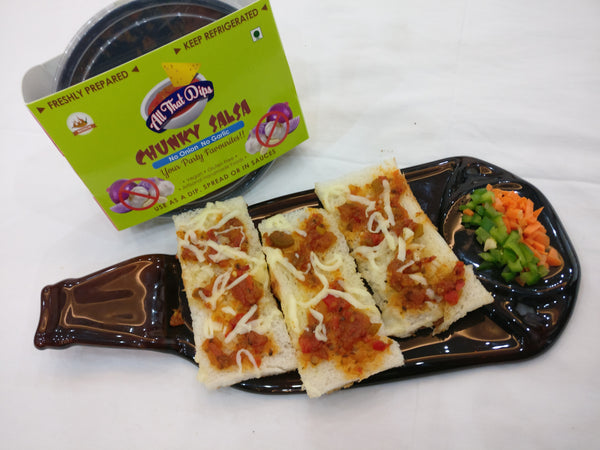 Allthatdips recipe: Salsa garlic bread