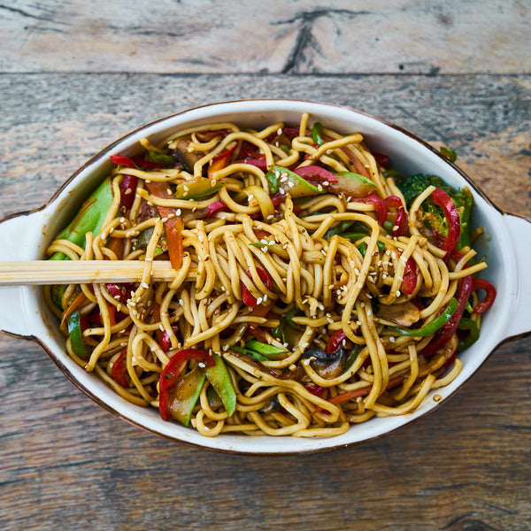 Veggie Kung Pao Noodles - Bechef Kung Pao Sauce