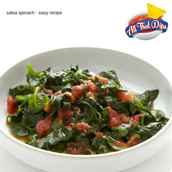 Allthatdips recipe : Salsa Spinach