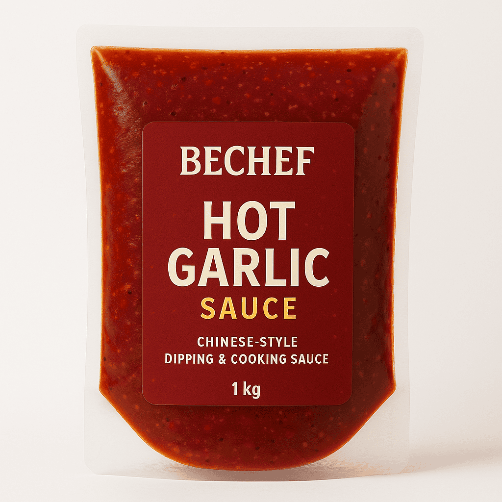 Hot Garlic Sauce - Chinese Style Spicy Dipping and Cooking Sauce.