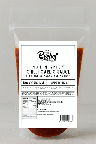 CHILLI GARLIC SAUCE : ALL PURPOSE SPICY CHILLI GARLIC ASIAN STIR FRY SAUCE : B00029