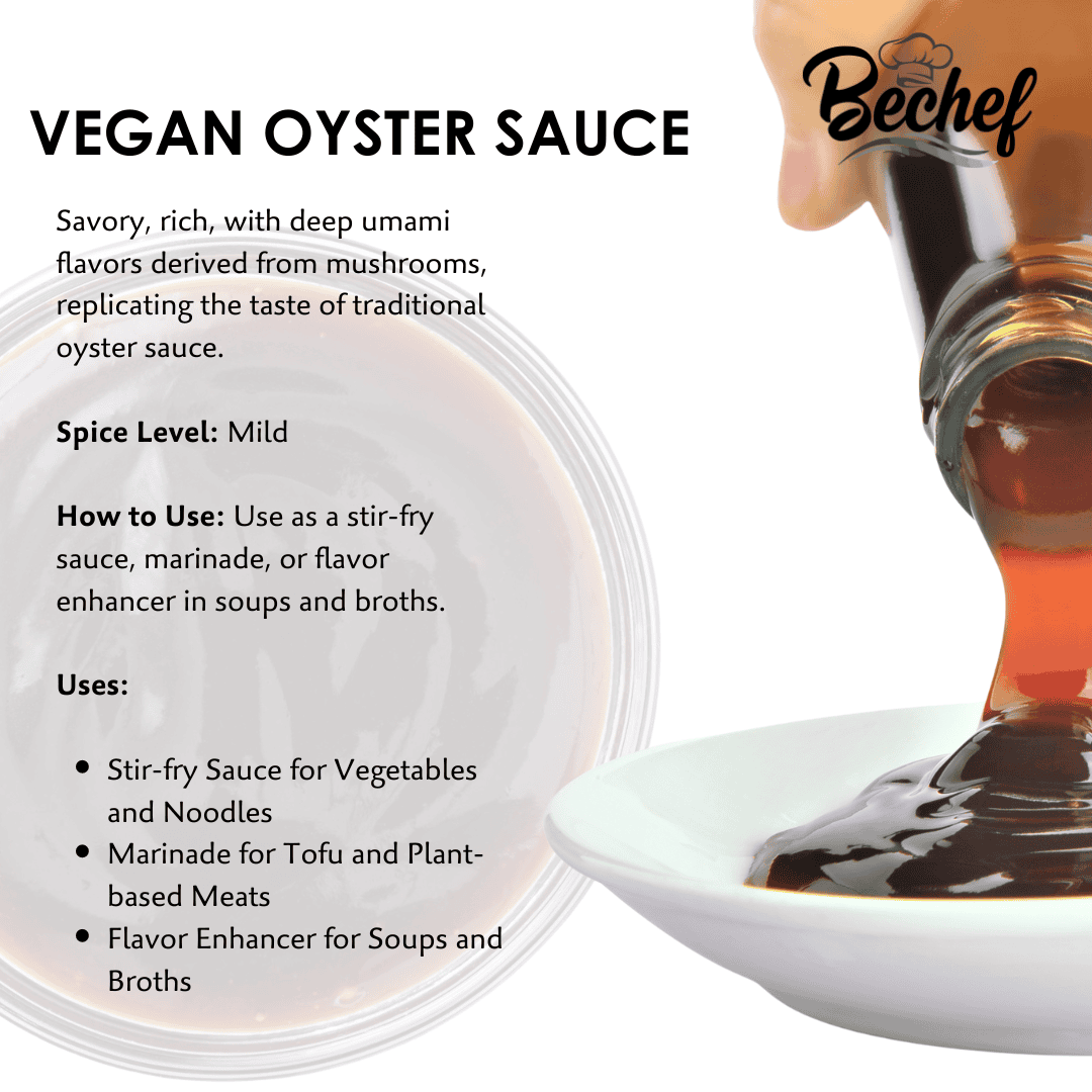 Vegan Oyster Sauce : Chinese Style : Mushroom : HORECA use – Bechef