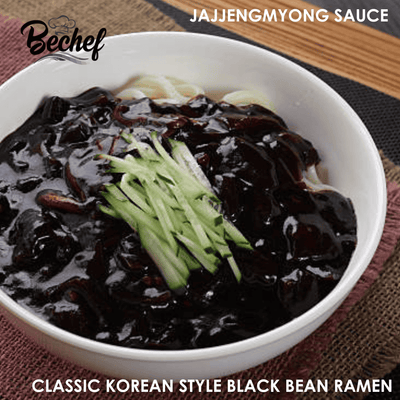Bechef Jjajengmyong Sauce - Korean Black Bean Ramen Sauce : B00052