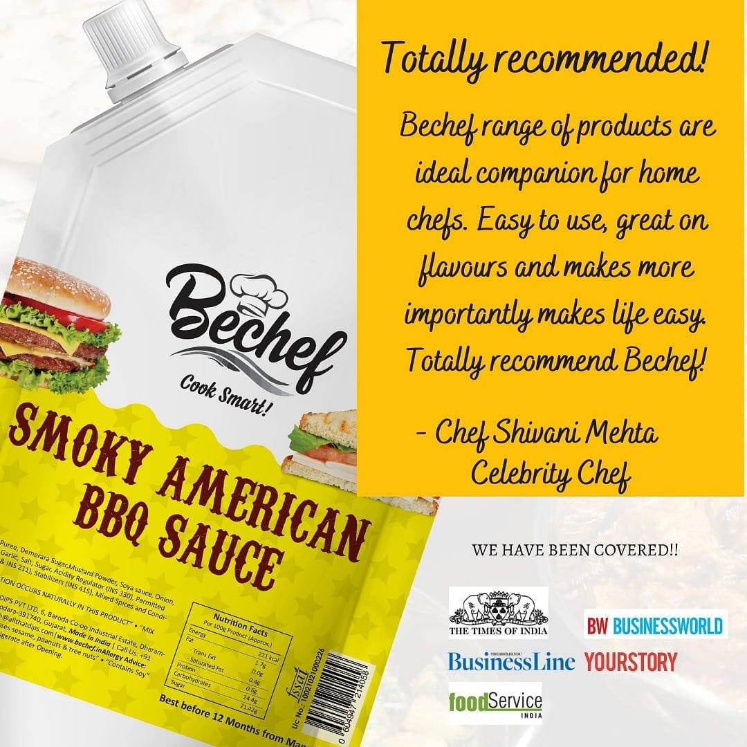 American Barbecue Sauce : Smoky BBQ : Marinade : 1 Kg : Bulk Pack Horeca - Bechef - Gourmet Pantry Essentials