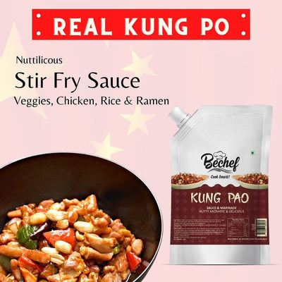 Kung Pao Sauce : Chinese Cooking sauce : 1 Kg : Bulk Pack : Horeca - Bechef - Gourmet Pantry Essentials