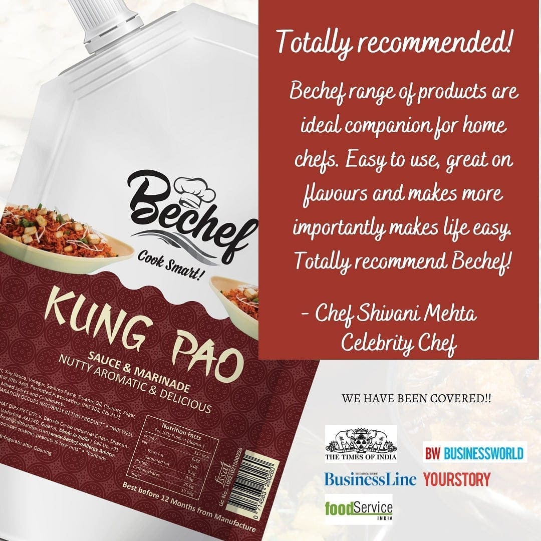 Kung Pao Sauce : Chinese Cooking sauce : 1 Kg : Bulk Pack : Horeca - Bechef - Gourmet Pantry Essentials