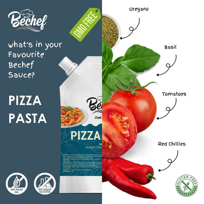 Pizza Pasta Sauce - 1 Kg - Bechef - Gourmet Pantry Essentials