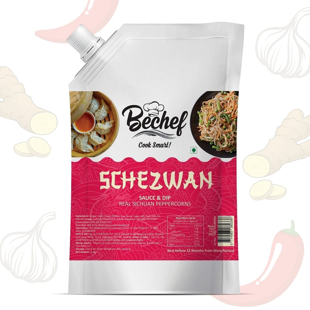 Schezwan Sauce - 1 Kg - Bechef - Gourmet Pantry Essentials