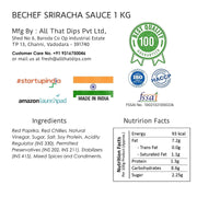 Sriracha Sauce - 1 Kg - Bechef - Gourmet Pantry Essentials