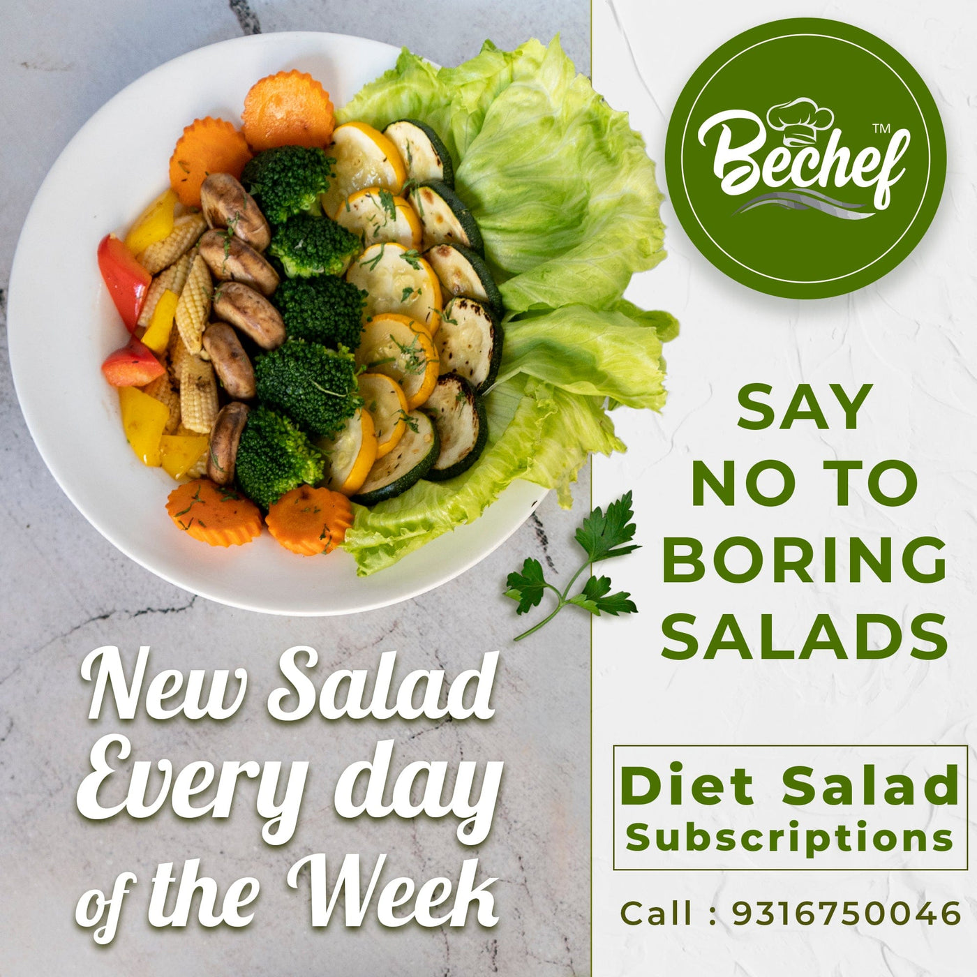 Vegan Salad Bowl Subscription Plan - Bechef - Gourmet Pantry Essentials