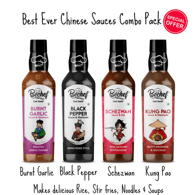 Best Chinese Sauces Combo Pack - Bechef - Gourmet Pantry Essentials