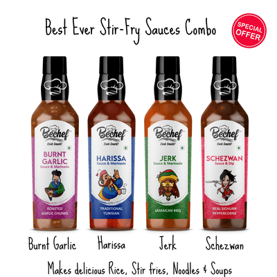 Best Ever Stir-Fry Sauces for Rice : Combo Pack - Bechef - Bechef - Gourmet Pantry Essentials