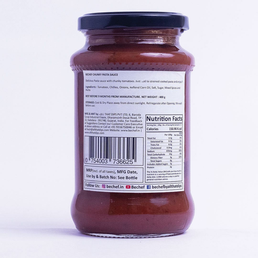 pasta sauce - Bechef - Gourmet Pantry Essentials