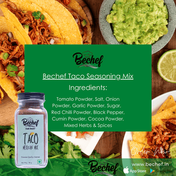 Bechef Taco Seasoning - Real Mexican Flavours - Buy Online