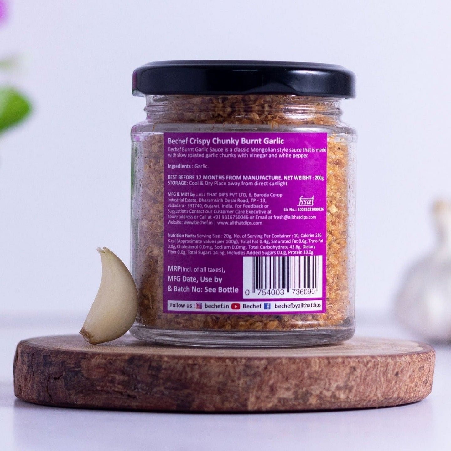 Crispy Chunky Burnt Garlic - Bechef - Gourmet Pantry Essentials