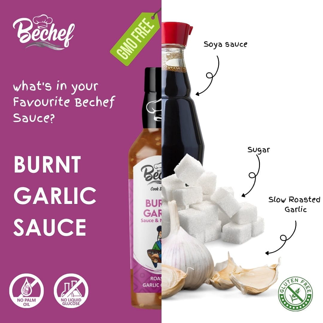 Burnt Garlic Sauce - Bechef - Gourmet Pantry Essentials