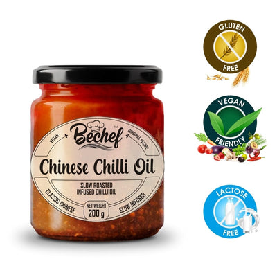 Chilli Oil : Chinese Origin : Topping Oil : 1 KG : Bulk Pack Horeca - Bechef - Gourmet Pantry Essentials