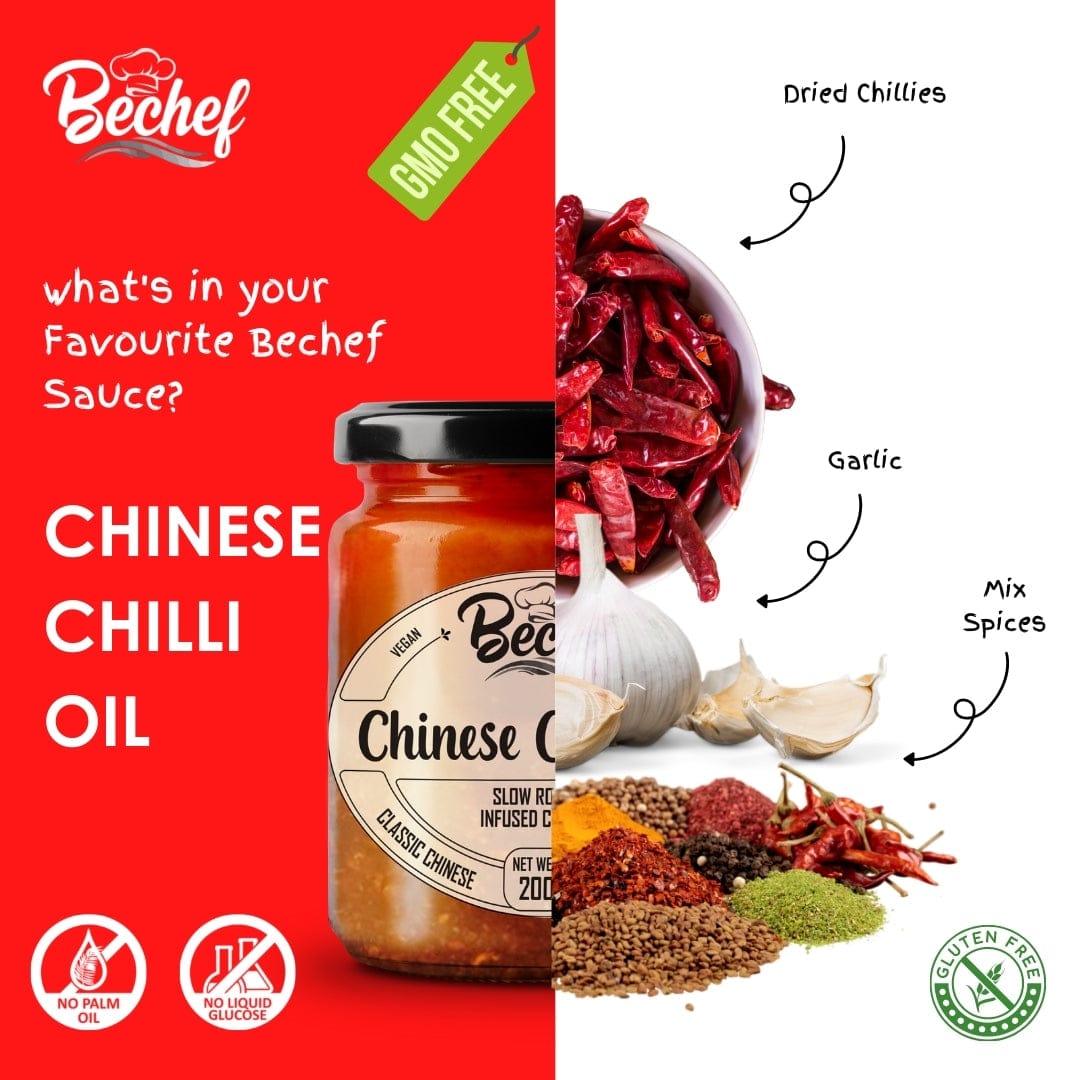 Chilli Oil : Chinese Origin : Topping Oil : 1 KG : Bulk Pack Horeca - Bechef - Gourmet Pantry Essentials