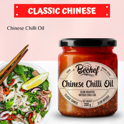 Chilli Oil : Chinese Origin : Topping Oil : 1 KG : Bulk Pack Horeca - Bechef - Gourmet Pantry Essentials