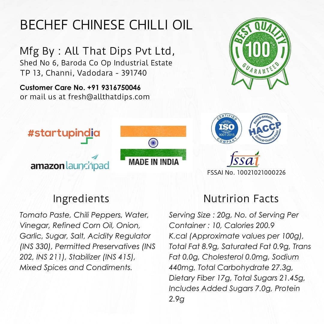 Chinese Chilli Oil - Bechef - Gourmet Pantry Essentials