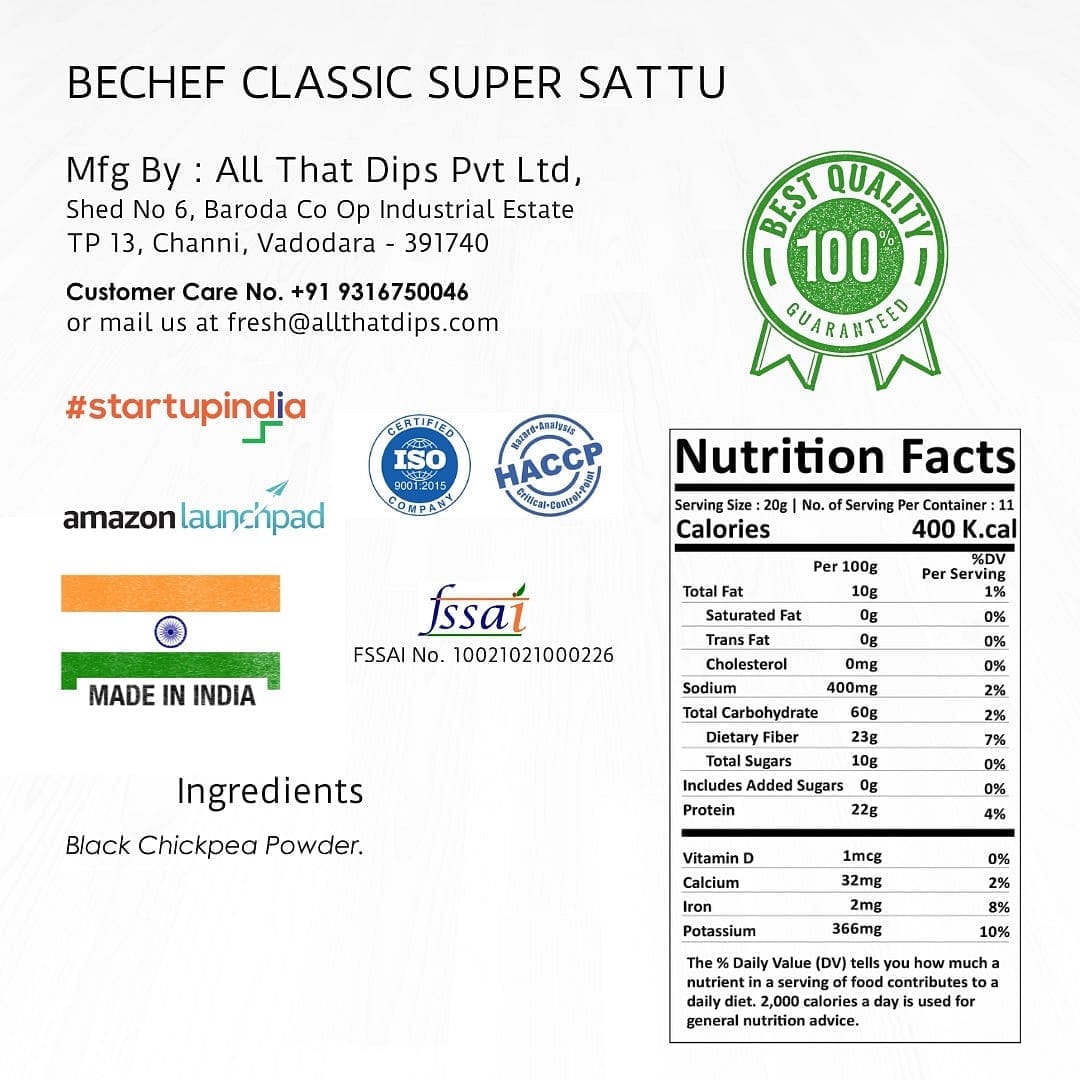 Classic SuperSattu - Bechef - Gourmet Pantry Essentials