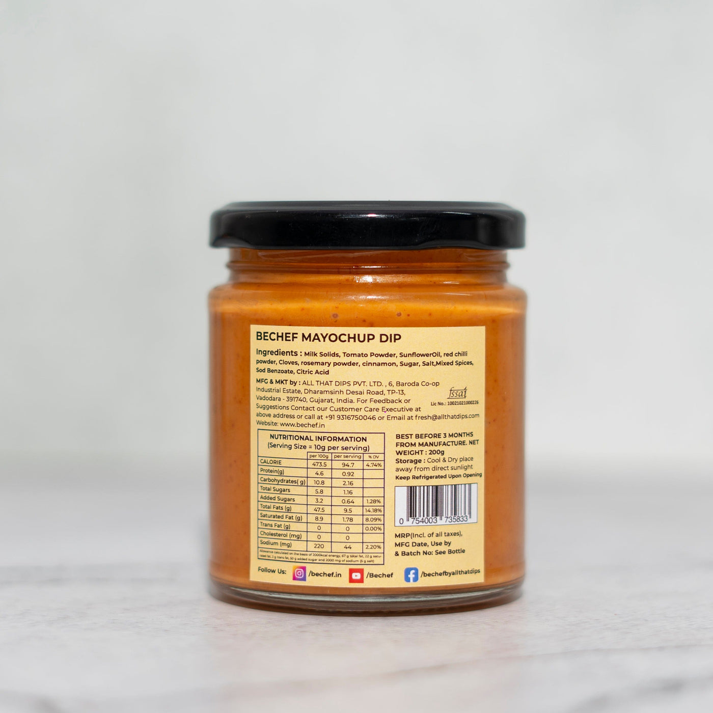 MayoChup Dip : 200 g - Bechef - Gourmet Pantry Essentials