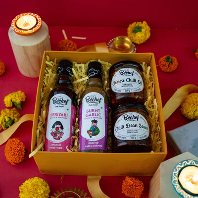 Diwali Gift Hamper : Modern Asian Subh Labh - Bechef - Gourmet Pantry Essentials