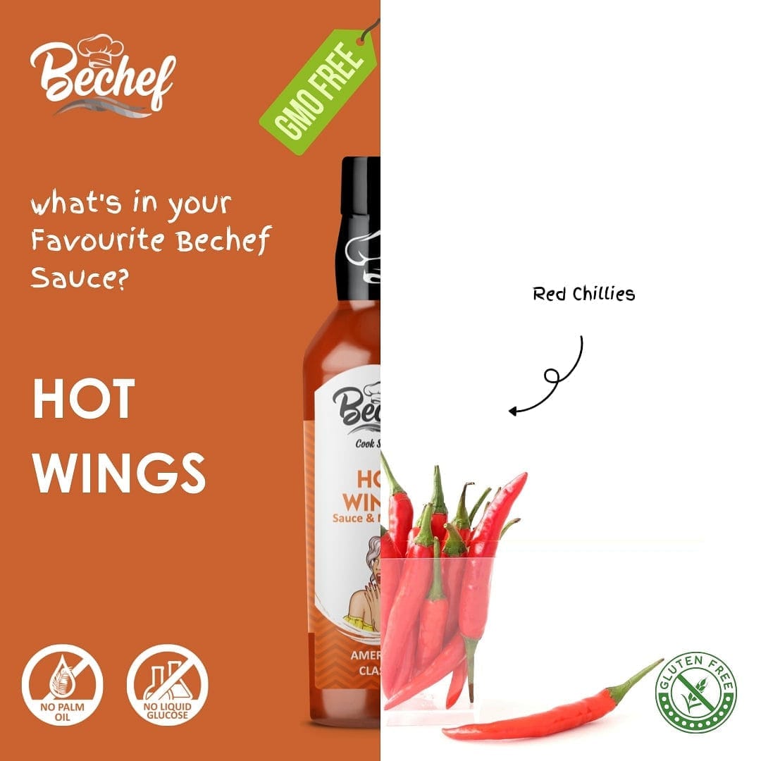 Hot Wings Sauce - Bechef - Gourmet Pantry Essentials