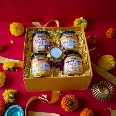 Diwali Jain Dips Gift Hamper : Premium Gifting for Diwali - Bechef - Gourmet Pantry Essentials