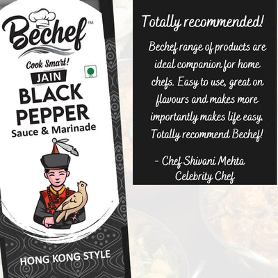 Jain Black Pepper Sauce -300g - Bechef - Gourmet Pantry Essentials