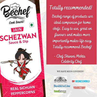 Jain Schezwan Sauce : 1 KG : Bulk Pack : Horeca - Bechef - Gourmet Pantry Essentials