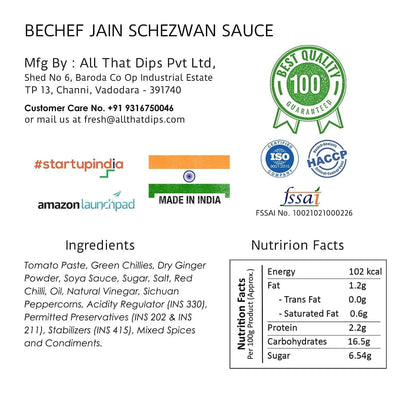 Jain Schezwan Sauce - Bechef - Gourmet Pantry Essentials