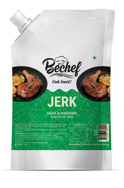 Jerk Sauce : Jamaican : Marinade : 1 Kg : Bulk Pack Horeca - Bechef - Gourmet Pantry Essentials