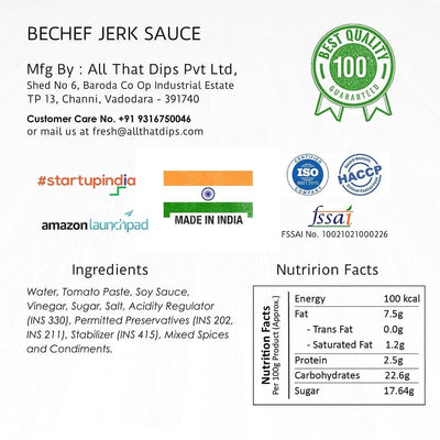 Jerk Sauce - Bechef - Gourmet Pantry Essentials