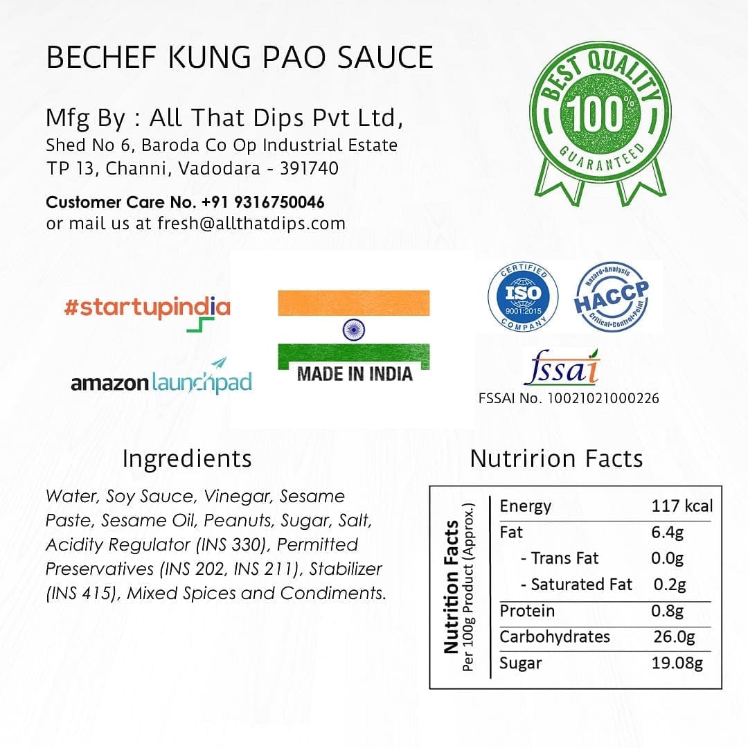 Kung Pao Sauce - Bechef - Gourmet Pantry Essentials