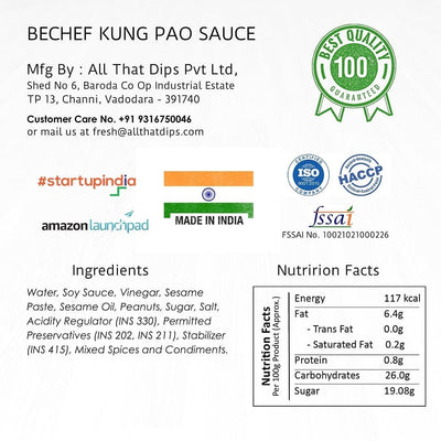 Kung Pao Sauce - Bechef - Gourmet Pantry Essentials