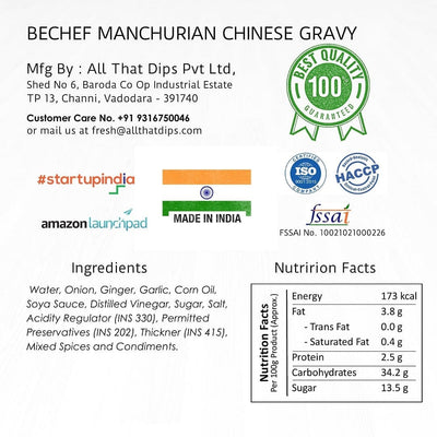 Manchurian Gravy - Bechef - Gourmet Pantry Essentials