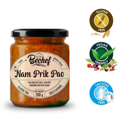 Nam Prik Pao : Thai Chilli Jam - Bechef - Gourmet Pantry Essentials