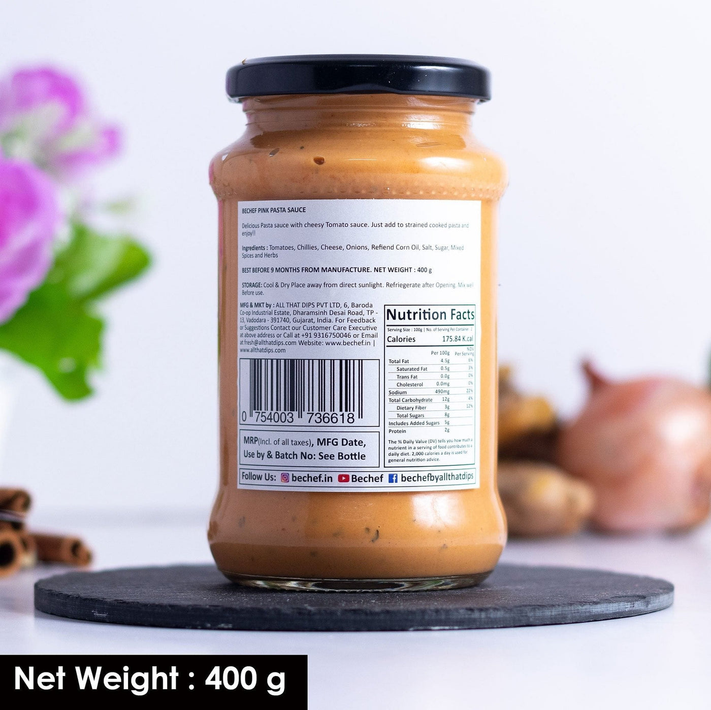 Pink Pasta Sauce - Bechef - Gourmet Pantry Essentials