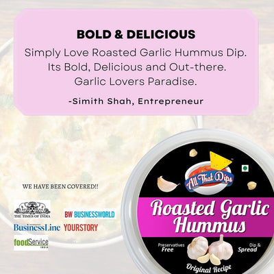 Roasted Garlic Hummus - Bechef - Gourmet Pantry Essentials