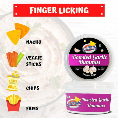 Roasted Garlic Hummus - Bechef - Gourmet Pantry Essentials