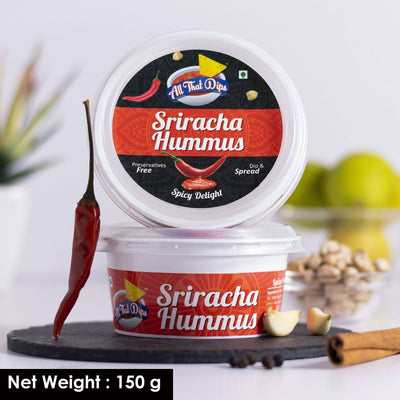 Spicy Sriracha Hummus - Bechef - Gourmet Pantry Essentials