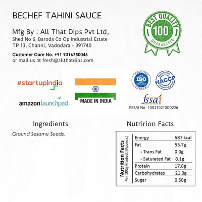 Tahini - Bechef - Gourmet Pantry Essentials