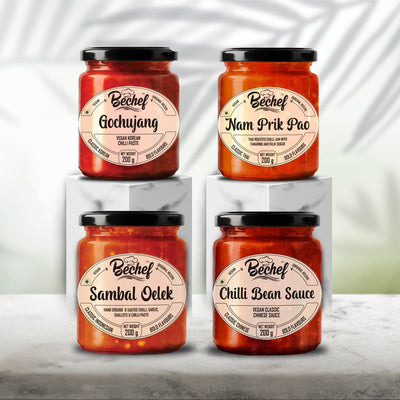 Asian Chilli Dips - 4 in 1 Discount Combo Pack- Bechef - Bechef - Gourmet Pantry Essentials